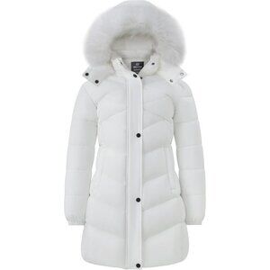 Women's Wine Fashionable Waterproof Quilted Puffer Jacket Coat Winter Warm
